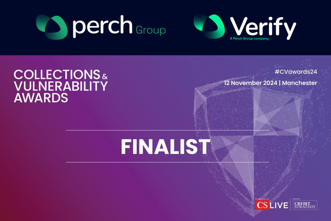 Perch Group and Verify shortlisted in Collections & Vulnerability Awards 2024 thumbnail image